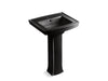 KOHLER 2359-1 Archer Pedestal bathroom sink with single faucet hole
