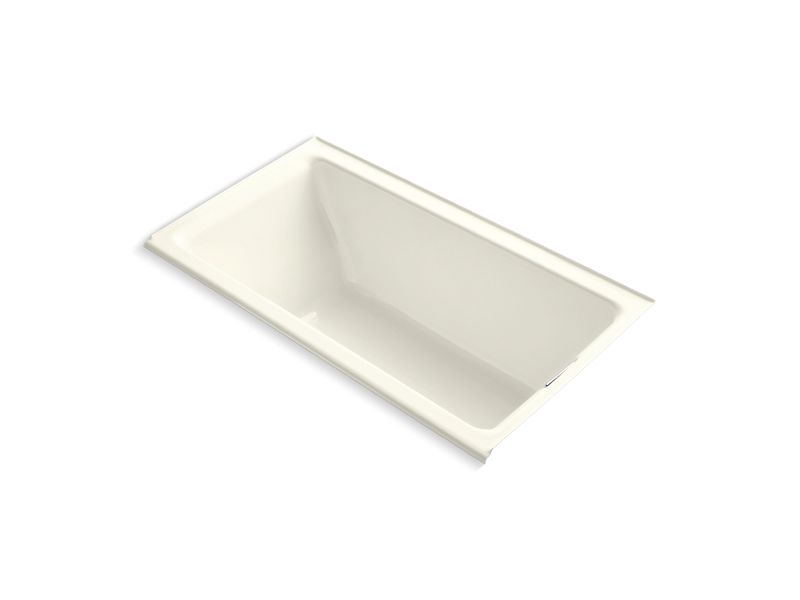 KOHLER K-855-R Tea-for-Two 66" x 36" alcove bath with integral flange and right-hand drain