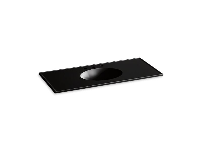 KOHLER K-2891-8 Ceramic/Impressions 49" Vitreous china vanity top with integrated oval sink