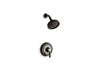 KOHLER TS12014-4-2BZ Fairfax Rite-Temp(R) Shower Valve Trim With Lever Handle And 2.5 Gpm Showerhead in Oil-Rubbed Bronze