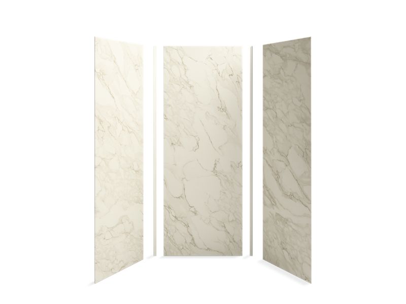 KOHLER 97611-W11 Choreograph 36" X 36" X 96" Shower Wall Kit in CrossCut Biscuit