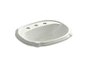 KOHLER K-2189-8-NY Portrait Drop-in bathroom sink with 8" widespread faucet holes