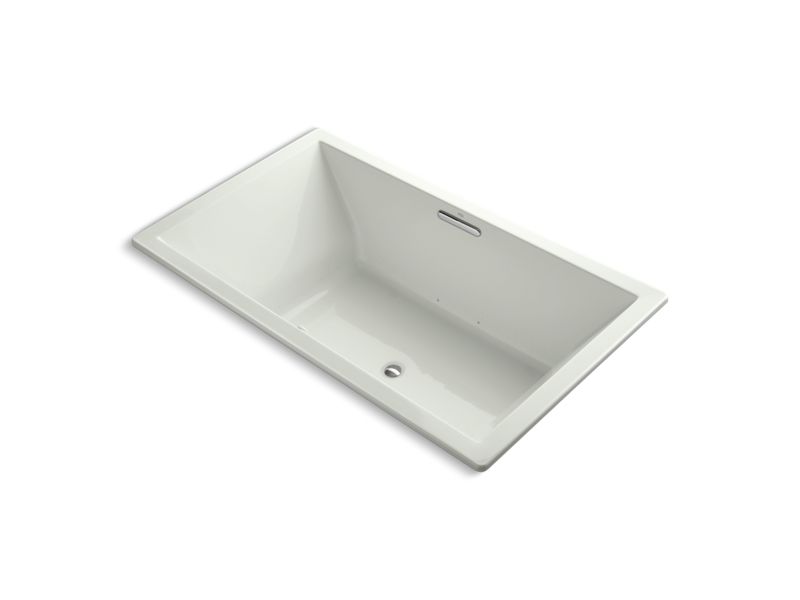 KOHLER K-1174-GVB-NY Underscore Rectangle 72" x 42" drop-in VibrAcoustic + BubbleMassage(TM) Air Bath with center drain