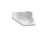 KOHLER K-1154-H-0 5454 54" x 54" drop-in corner whirlpool with heater