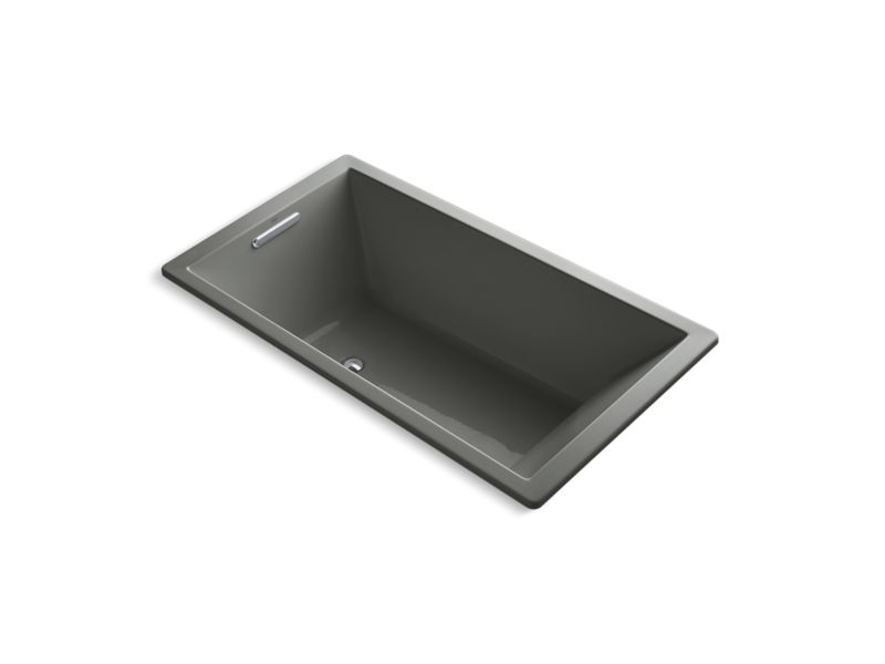 KOHLER K-1173-VB Underscore 66" x 36" drop-in VibrAcoustic bath with end drain