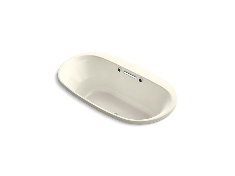 KOHLER K-5716-GW-96 Underscore Oval 66" x 36" drop-in BubbleMassage(TM) Air Bath with Bask(TM) heated surface