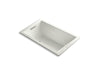 KOHLER K-1849-G-NY Underscore Rectangle 60" x 36" drop-in BubbleMassage(TM) Air Bath
