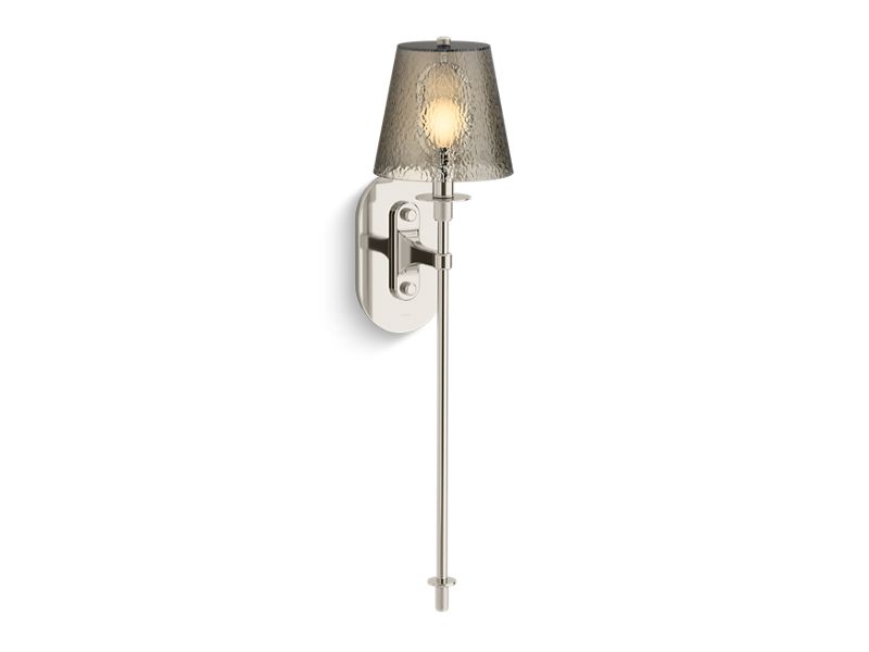 KOHLER K-32500-SC01-SNL Greenwich 27" one-light sconce