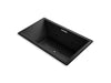 KOHLER K-1174-H2-7 Underscore Rectangle 72" x 42" drop-in whirlpool with heater without jet trim and with center drain