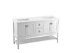 KOHLER K-99559 Marabou 60" bathroom vanity cabinet