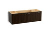 KOHLER K-99546-SD-1WJ Jute 60" wall-hung bathroom vanity cabinet with 2 doors and 2 drawers, split top drawer