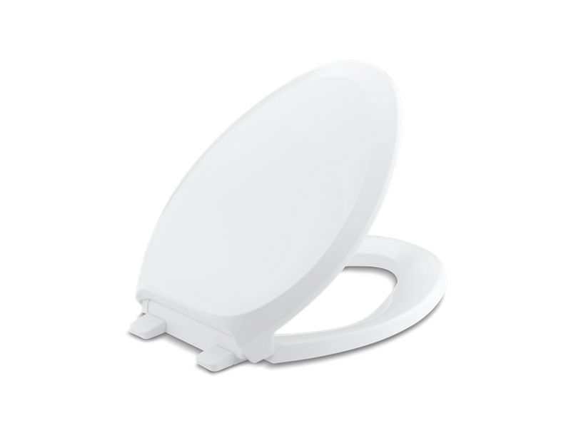 KOHLER K-4713 French Curve Quiet-Close elongated toilet seat