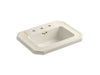 KOHLER K-2325-8-47 Kathryn Drop-in bathroom sink with 8" widespread faucet holes