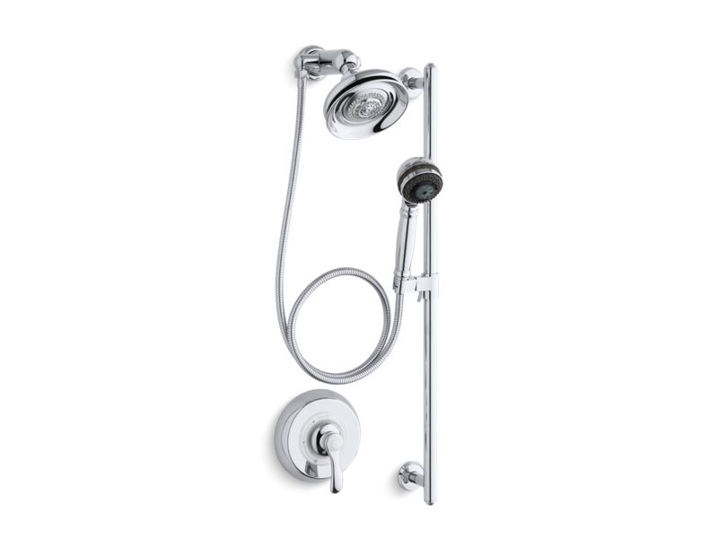 KOHLER K-10826-4-CP Fairfax Essentials performance showering package