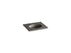 KOHLER K-2791-8 Ceramic/Impressions 25" oval vanity-top bathroom sink with 8" widespread faucet holes