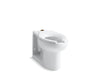 KOHLER K-4386-L Anglesey Floor-mount top spud flushometer bowl with bedpan lugs