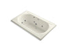 KOHLER K-1418-H2-96 Memoirs 72" x 42" drop-in whirlpool with reversible drain and heater without jet trim