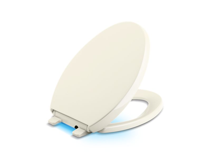 KOHLER K-75792 Reveal Nightlight Quiet-Close Elongated toilet seat