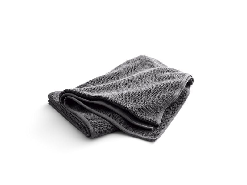 KOHLER 31506-TX-58 Turkish Bath Linens Bath Sheet With Textured Weave, 35" X 70" in Thunder Grey