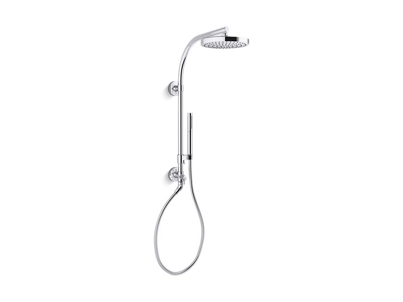 KOHLER K-76474 HydroRail-R Awaken Shift Ellipse Arch shower column kit with rainhead and 2.0 gpm handshower