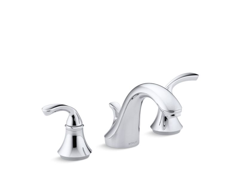 KOHLER K-10272-4 Fort?? Widespread bathroom sink faucet with sculpted lever handles
