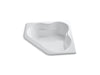 KOHLER K-1160-G-0 Tercet 60" x 60" drop-in BubbleMassage(TM) Air Bath with center drain