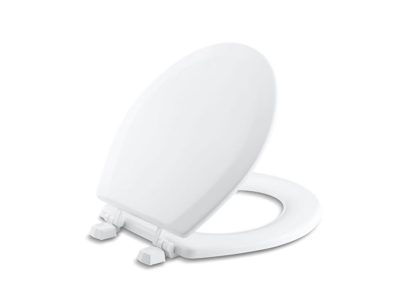 KOHLER K-4716-T Triko round-front toilet seat with plastic hinges