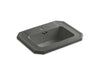 KOHLER K-2325-1-58 Kathryn Drop-in bathroom sink with single faucet hole