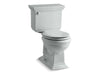 KOHLER 3933-U Memoirs Stately Two-piece round-front 1.28 gpf chair height toilet with insulated tank