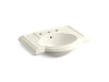 KOHLER K-2295-8-96 Devonshire Bathroom sink with 8" widespread faucet holes