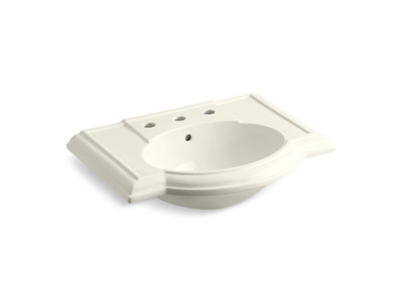 KOHLER K-2295-8-96 Devonshire Bathroom sink with 8" widespread faucet holes