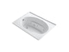 KOHLER K-1112-G-0 Windward 60" x 42" drop-in BubbleMassage(TM) Air Bath