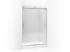 KOHLER K-706010-L Levity Sliding shower door, 74" H x 44-5/8 - 47-5/8" W, with 3/8" thick Crystal Clear glass and blade...