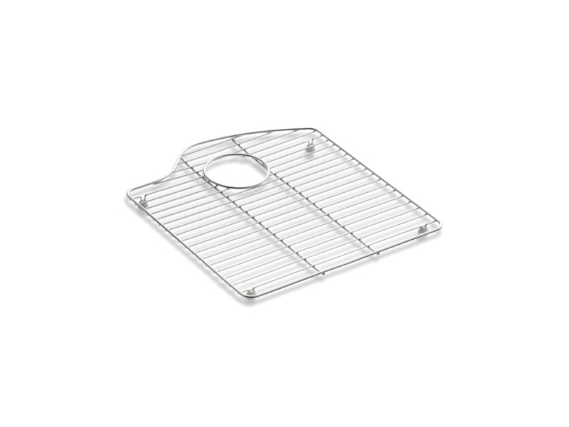 KOHLER 6159-ST Wheatland 15-5/16" X 16-7/8" Stainless Steel Sink Rack, For Right Bowl in Stainless Steel
