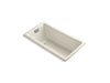KOHLER K-852-GCP-47 Tea-for-Two 60" x 32" drop-in BubbleMassage air bath with Polished Chrome airjet finish