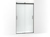KOHLER K-706011-L Levity Sliding shower door, 82" H x 44-5/8 - 47-5/8" W, with 3/8" thick Crystal Clear glass