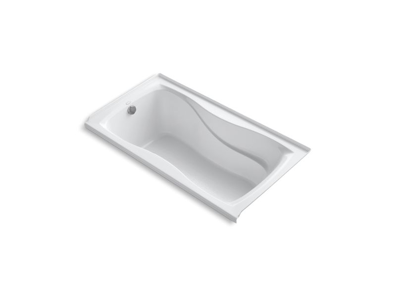 KOHLER K-1219-L Hourglass 32 60" x 32" alcove bath with integral flange and left-hand drain