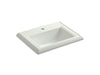 KOHLER K-2241-1 Memoirs Classic Classic drop-in bathroom sink with single faucet hole