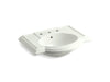 KOHLER K-2295-8-NY Devonshire Bathroom sink with 8" widespread faucet holes