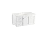 KOHLER K-99520-L-1WA Damask 36" wall-hung bathroom vanity cabinet with 1 door and 2 drawers on left