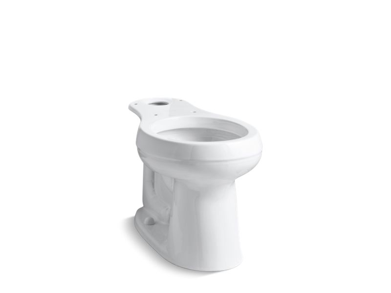 KOHLER K-4347 Cimarron ComForteeight Round-front chair height toilet bowl with exposed trapway