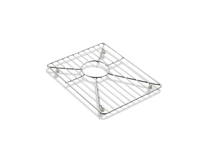 KOHLER 6136-ST 8 Degree Sink Rack, Right-Hand Bowl in Stainless Steel