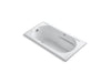 KOHLER 1357-GHW-0 Devonshire 60" X 32" Heated Bubblemassage Air Bath With Bask, Reversible Drain in White