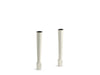 KOHLER 6617-96 Harborview 4-1/8"X 26-5/8" High Fireclay Legs (Pair) in Biscuit