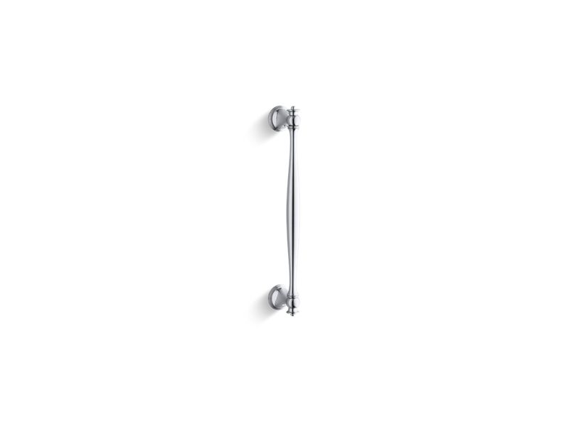 KOHLER 705769-SHP Finial 14" Pivot Door Handle in Bright Polished Silver