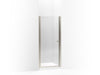 KOHLER K-702402-L Fluence Pivot shower door, 65-1/2" H x 30 - 31-1/2" W, with 1/4" thick Crystal Clear glass