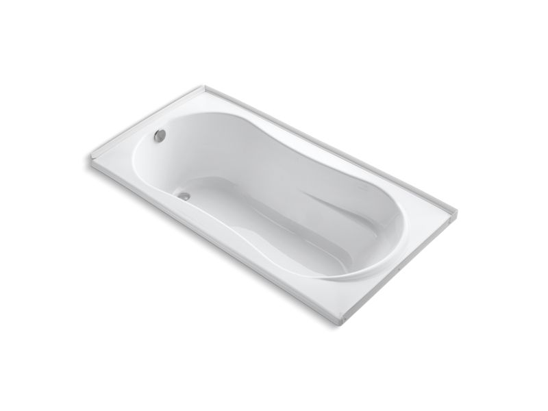 KOHLER 1159-L-0 7236 72" X 36" Alcove Bath With Flange And Left-Hand Drain in White