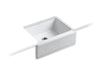 KOHLER 14572-FC-0 Interlace Alcott 25" X 22" X 8-5/8" Undermount Kitchen Sink With 5 Faucet Holes in White
