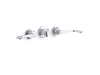 KOHLER 8046-5A-CP Triton Shelf-Back Commercial Bathroom Sink Faucet With Grid Drain And Wristblade Lever Handles in Polished Chrome