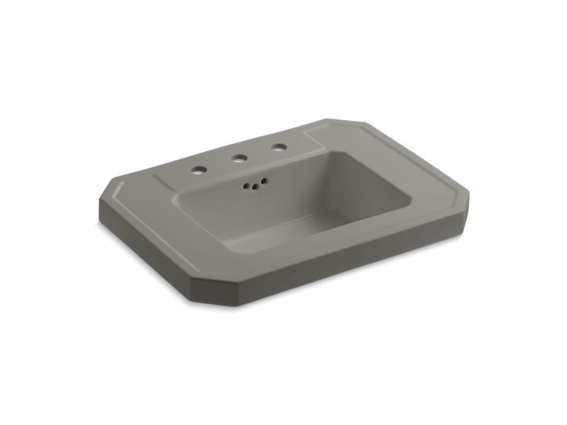 KOHLER K-2323-8-K4 Kathryn Bathroom sink basin with 8" widespread faucet holes